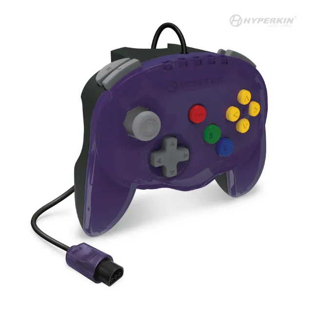 Hyperkin Fleet Admiral N64 Controller Violet Fleet bedraad