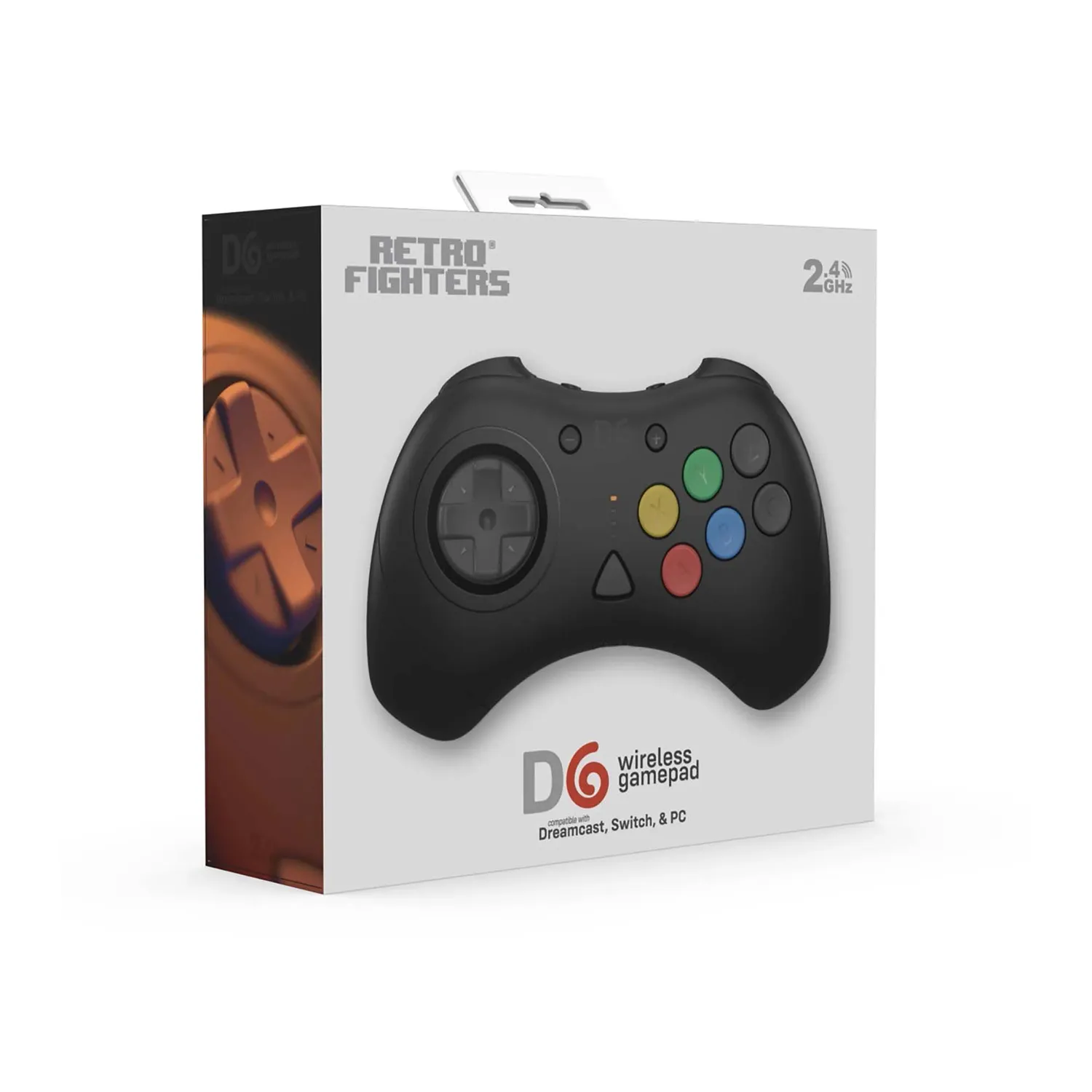 Retro Fighters D6 draadloze gamepad zwart 6-knops