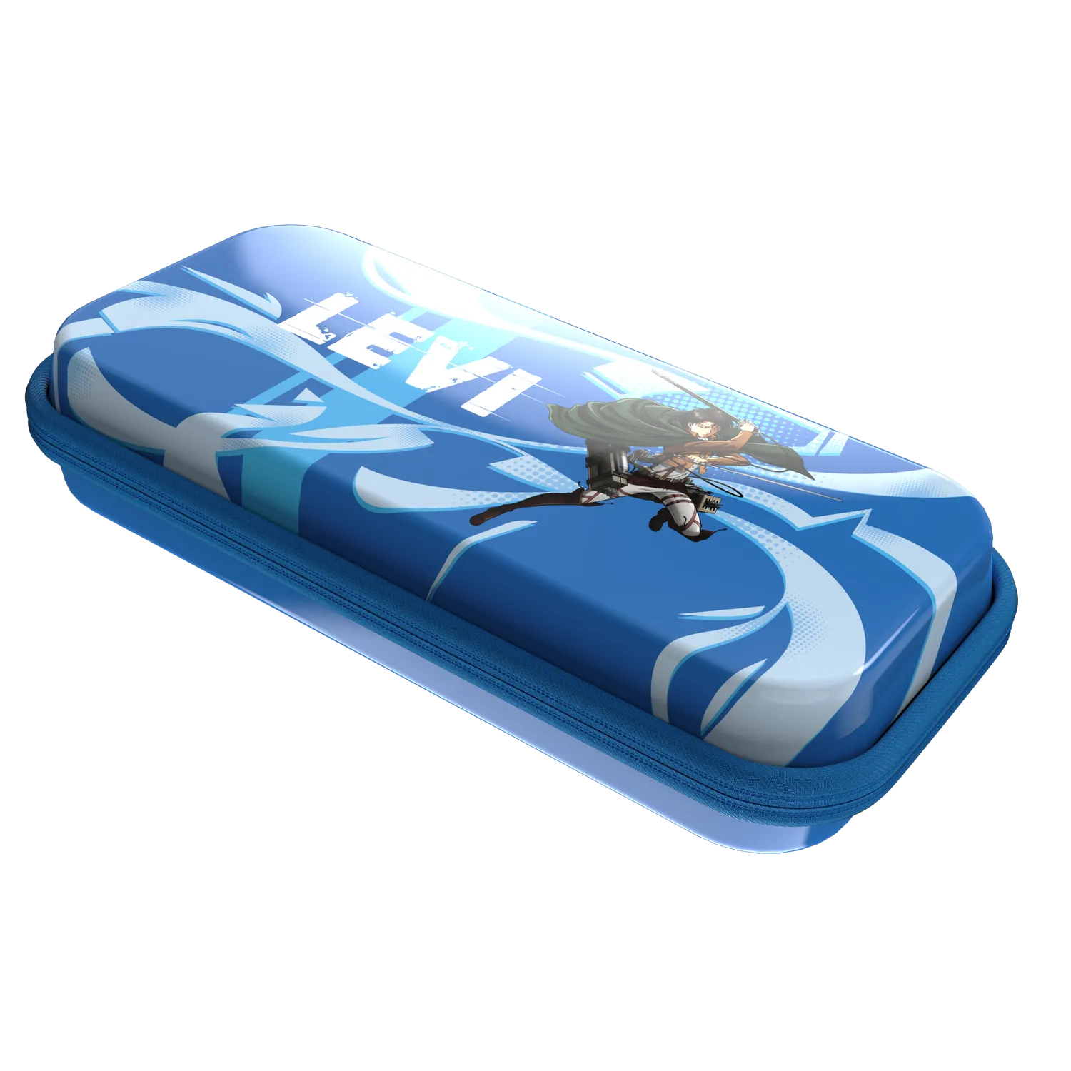 Hyperkin Attack on Titan EVA draagtas Levi blauw Switch