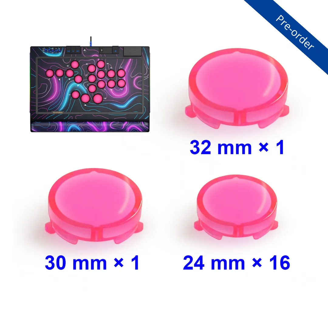 Qanba Sapphire S1 button caps 18 stuks