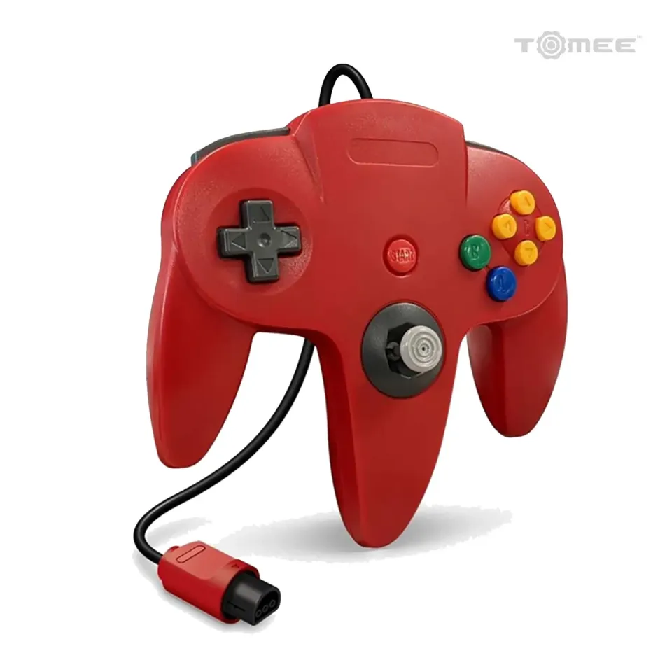 Hyperkin Wired N64 Controller rood bedraad