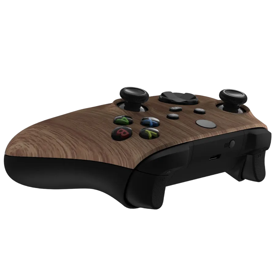 Clever Gaming Wooden Xbox controller houtlook