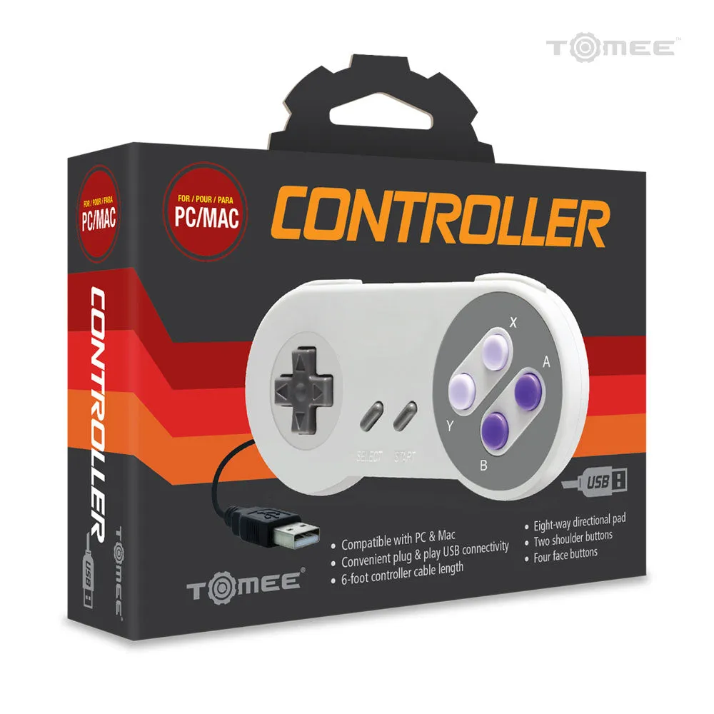 Tomee USB Controller gamepad pc 8-way d-pad
