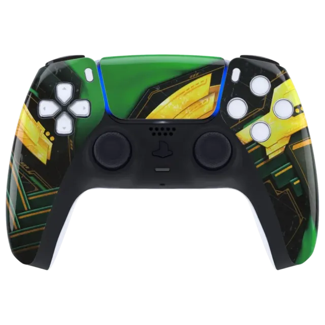 Clever Gaming Emerald Apex PS5 controller groen-goud