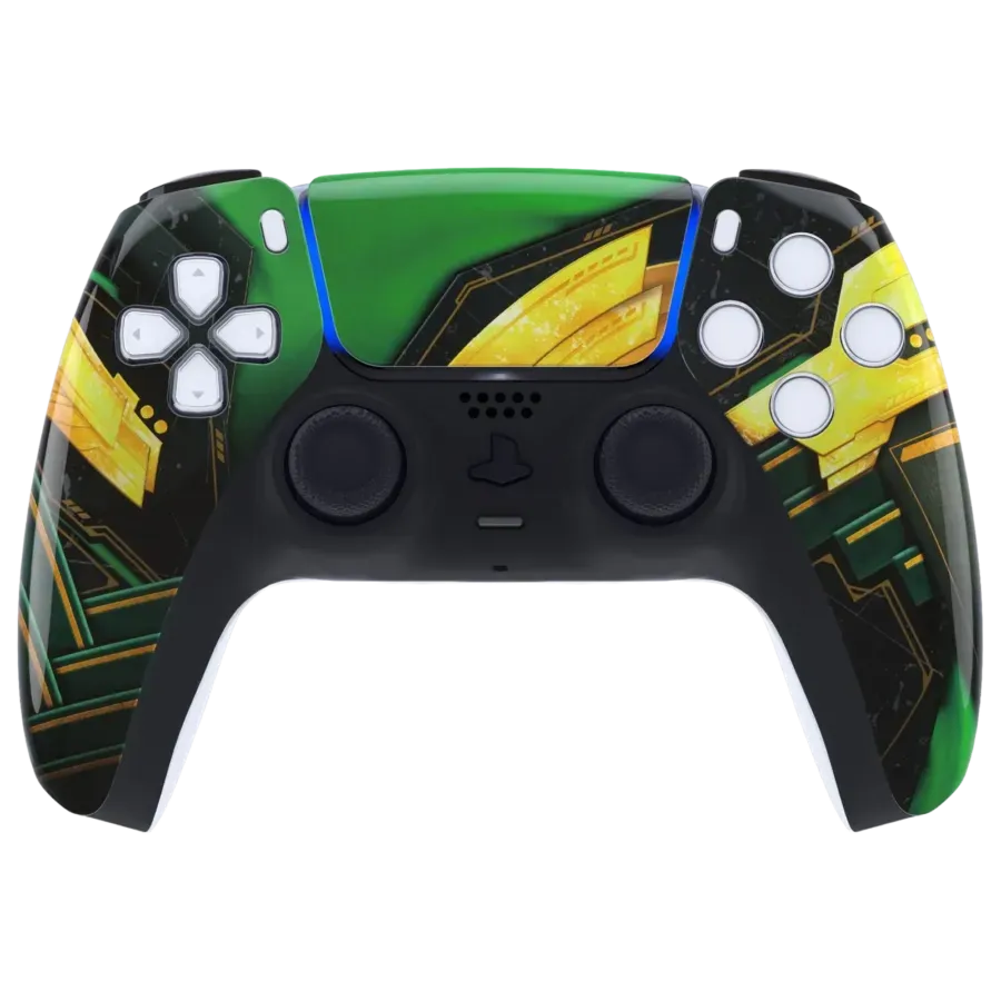 Clever Gaming Emerald Apex PS5 controller groen-goud