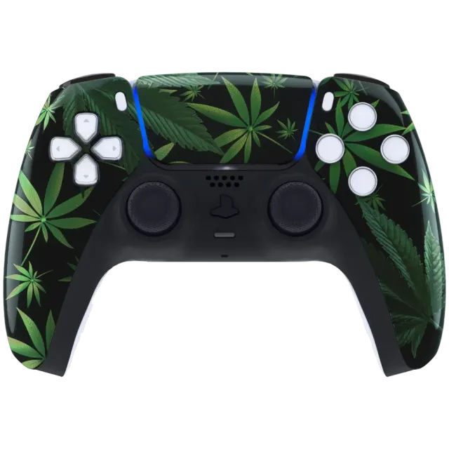 Clever Gaming PS5 Weeds controller groen design
