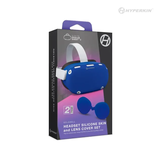Hyperkin GelShell headset skin blauw lens cover Oculus
