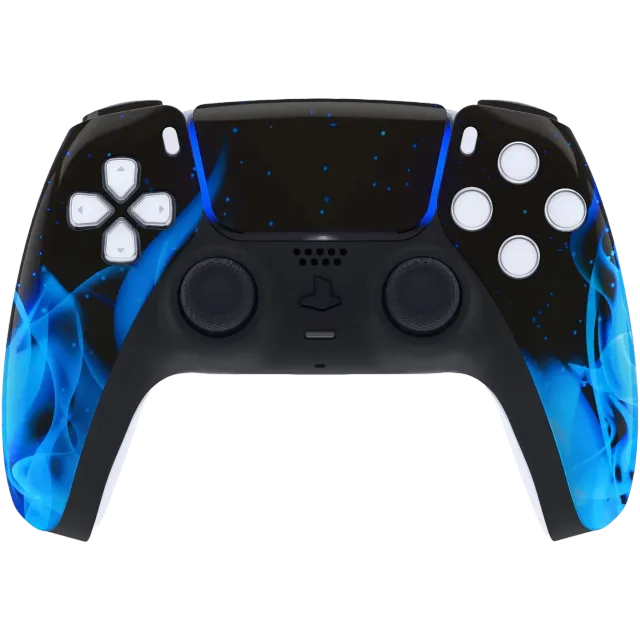 Clever Gaming Blue Flame PS5 controller vlam