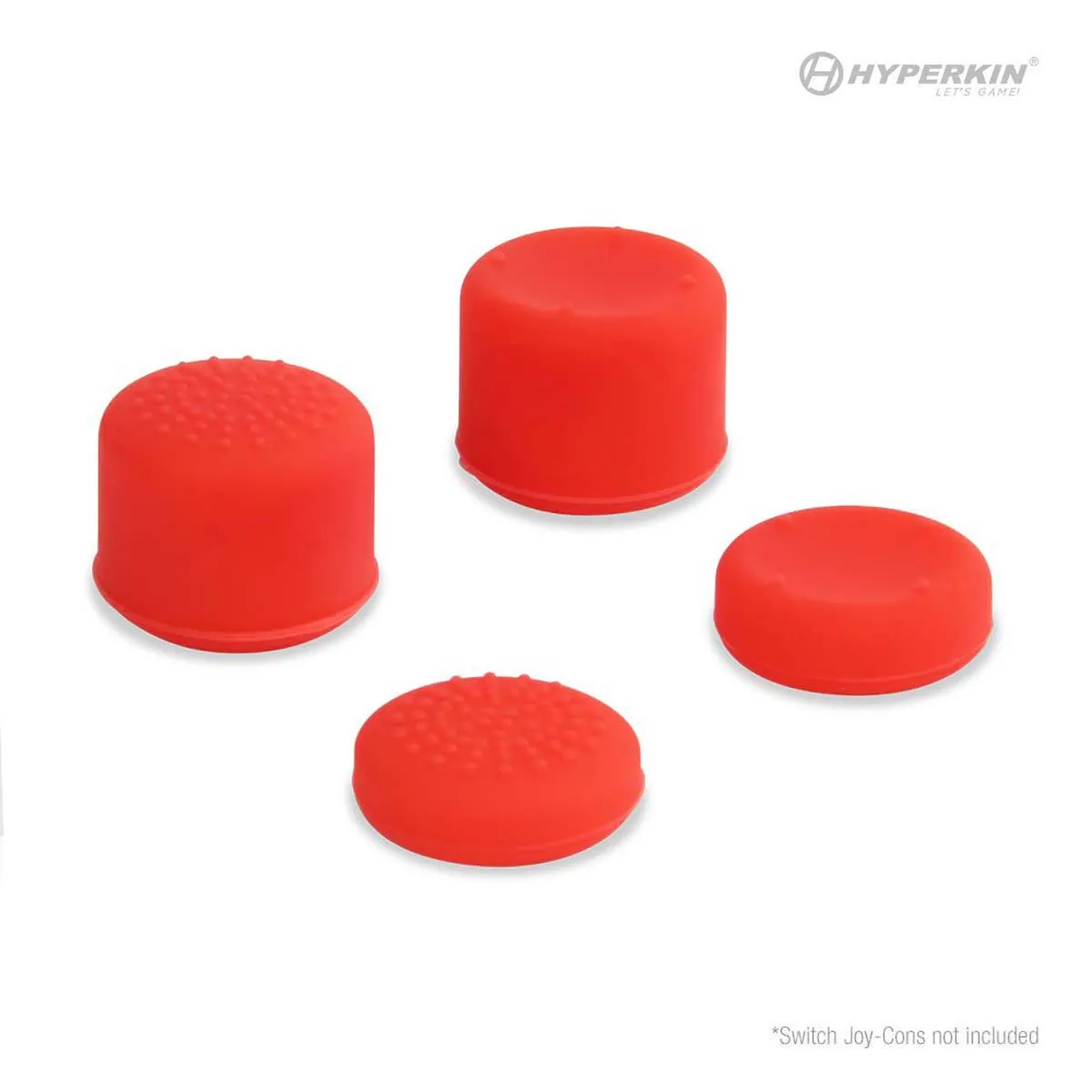 Hyperkin Silicone Thumb Grips Joy-Con rood 8 stuks grip