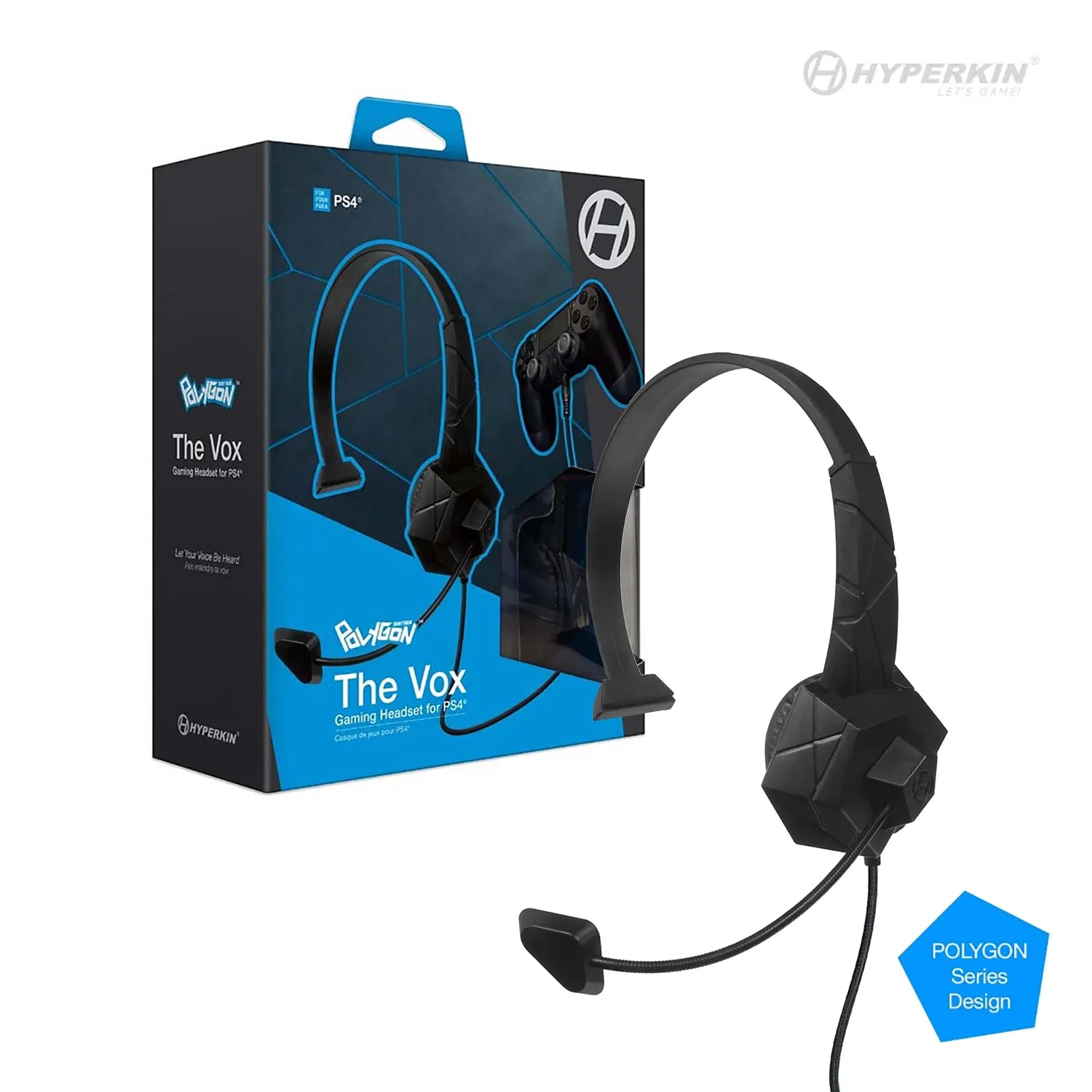 Hyperkin Polygon The Vox headset gaming PS4