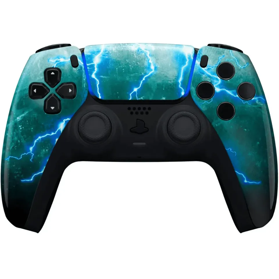 Clever Gaming Thunderstorm front shell blauw